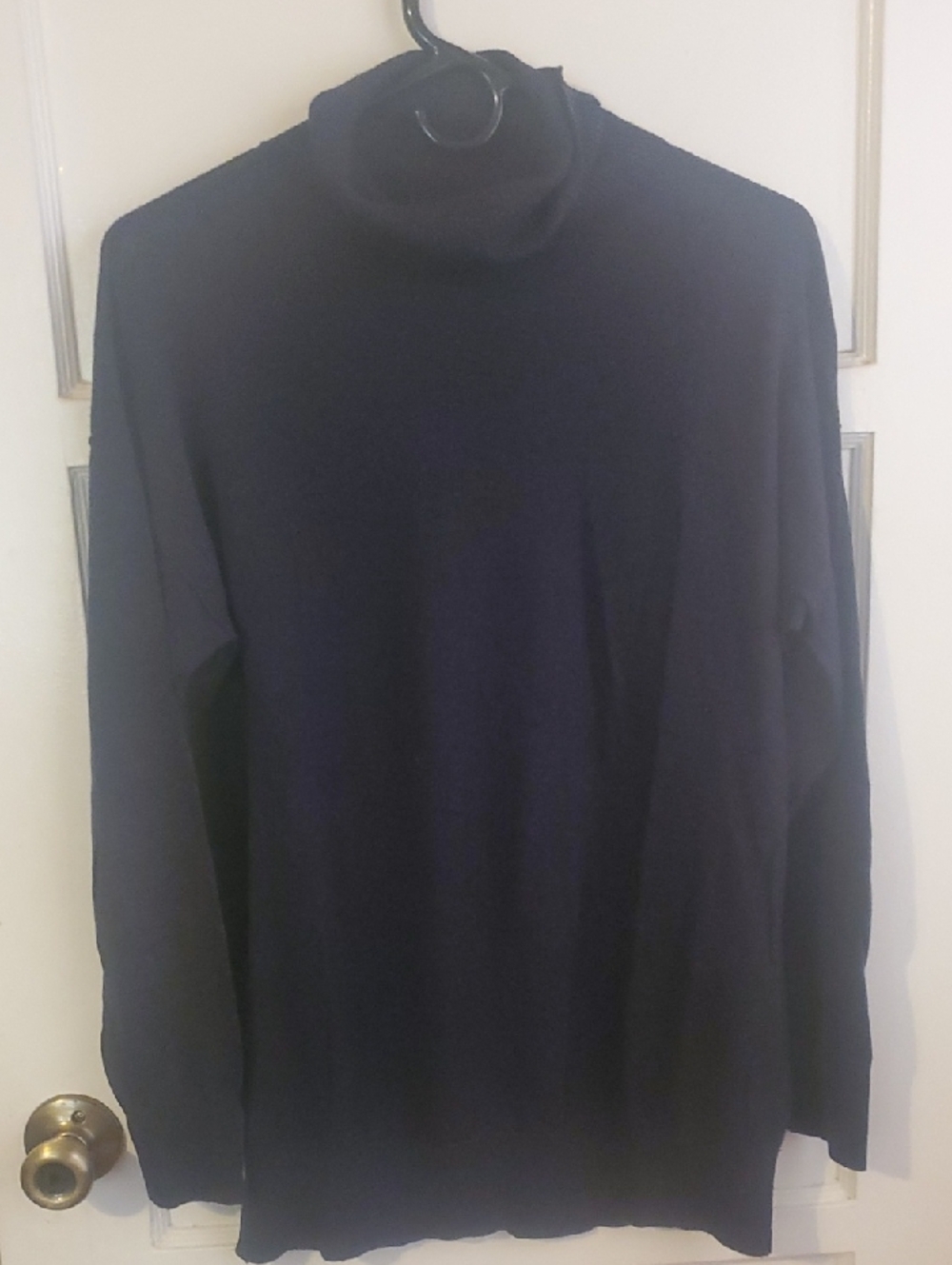 Banana Republic Dark Navy Turtleneck Top
